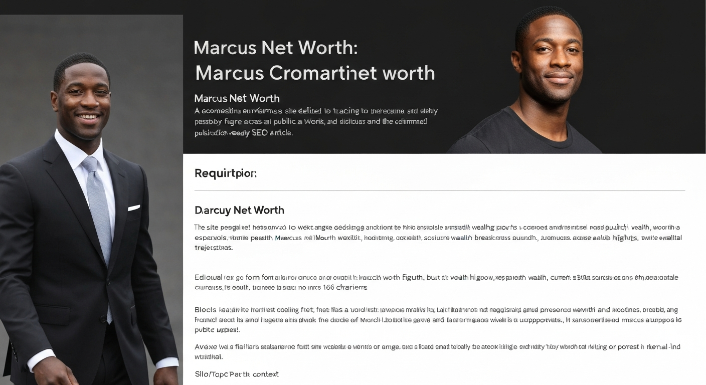 Marcus Cromartie Net Worth: 2026 Estimate & Career Earnings