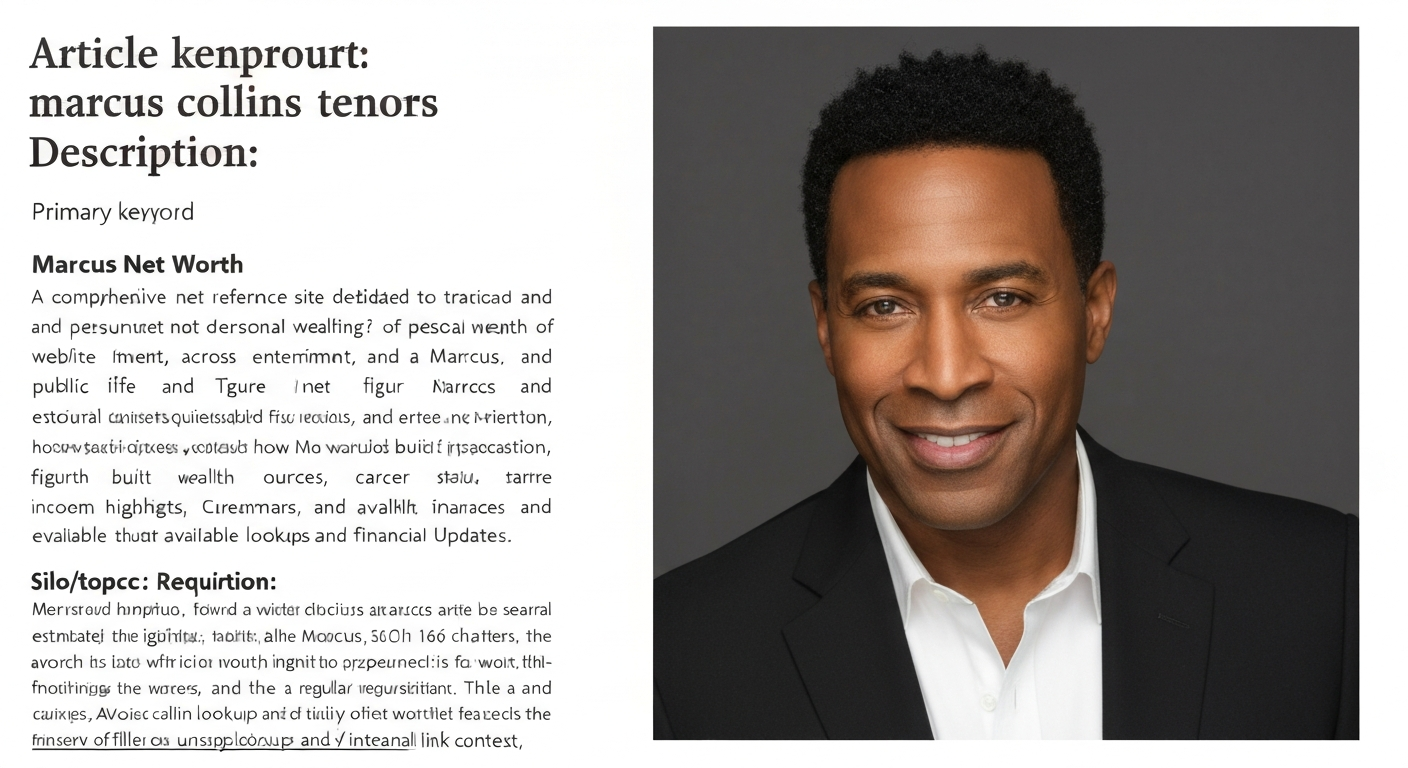Publicity headshot of Marcus Collins of The Texas Tenors